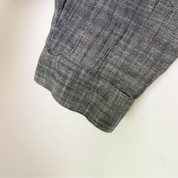 A Shirt Thing 100% Cotton Penelope brown/grey metallic  Shirt Blouse Top M - Picture 4 of 10